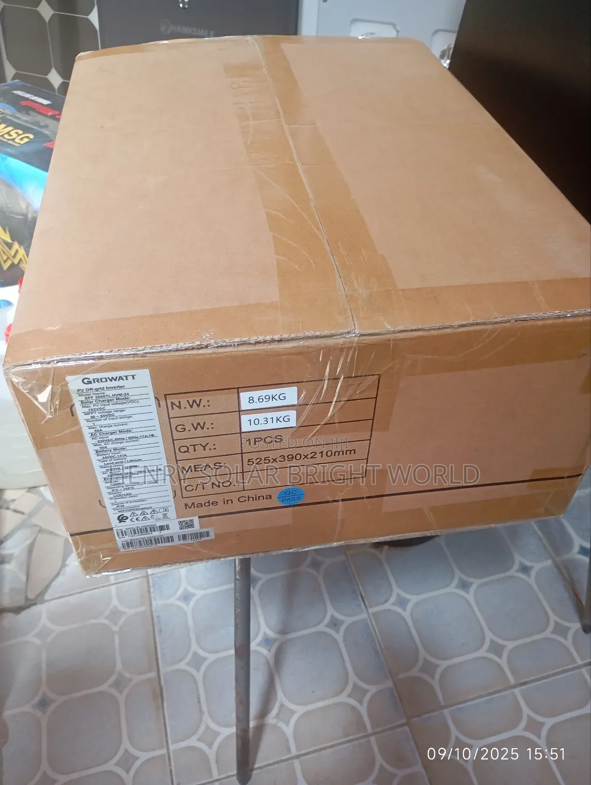Growatt 3kva 24v Hibrid