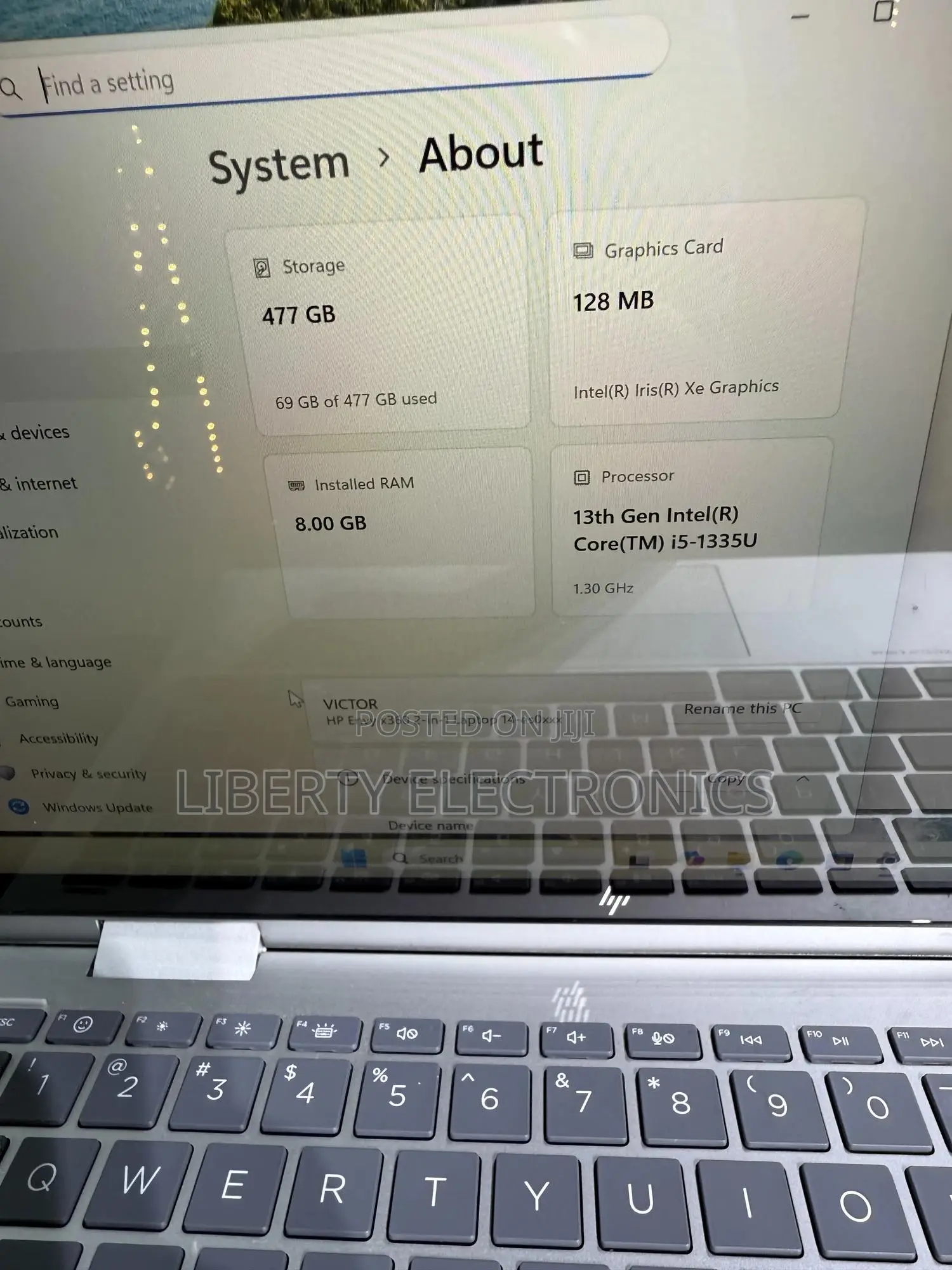 Laptop HP Envy 14 8GB Intel Core I5 SSD 512GB