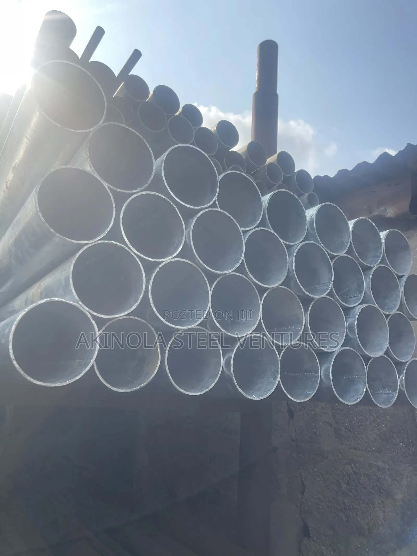 4" by 3mm Pure Galvanize Imported Pipe for Industrial