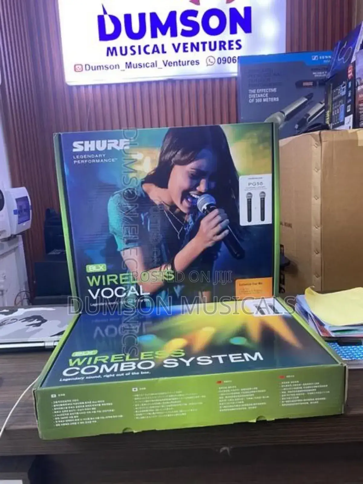 Shure Legendary Performance, BLX Wireless Combo Microphone System Uhf