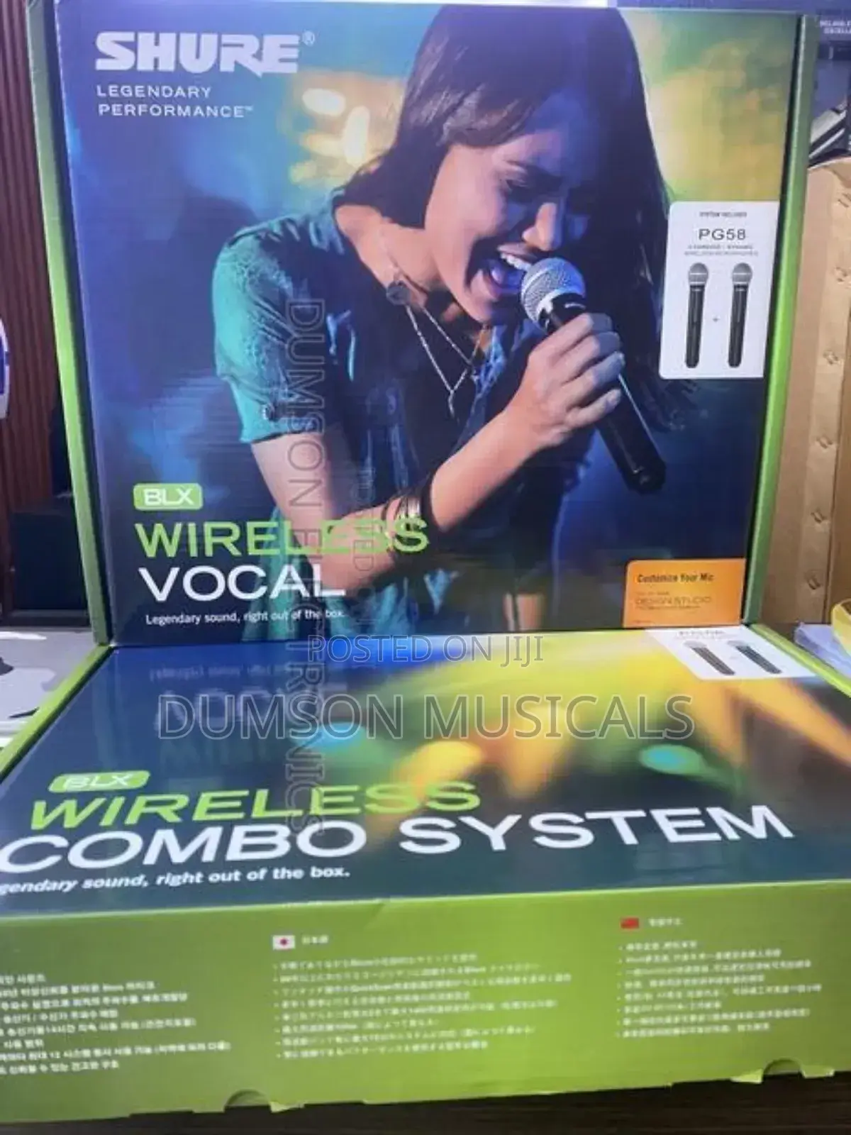 Shure Legendary Performance, BLX Wireless Combo Microphone System Uhf
