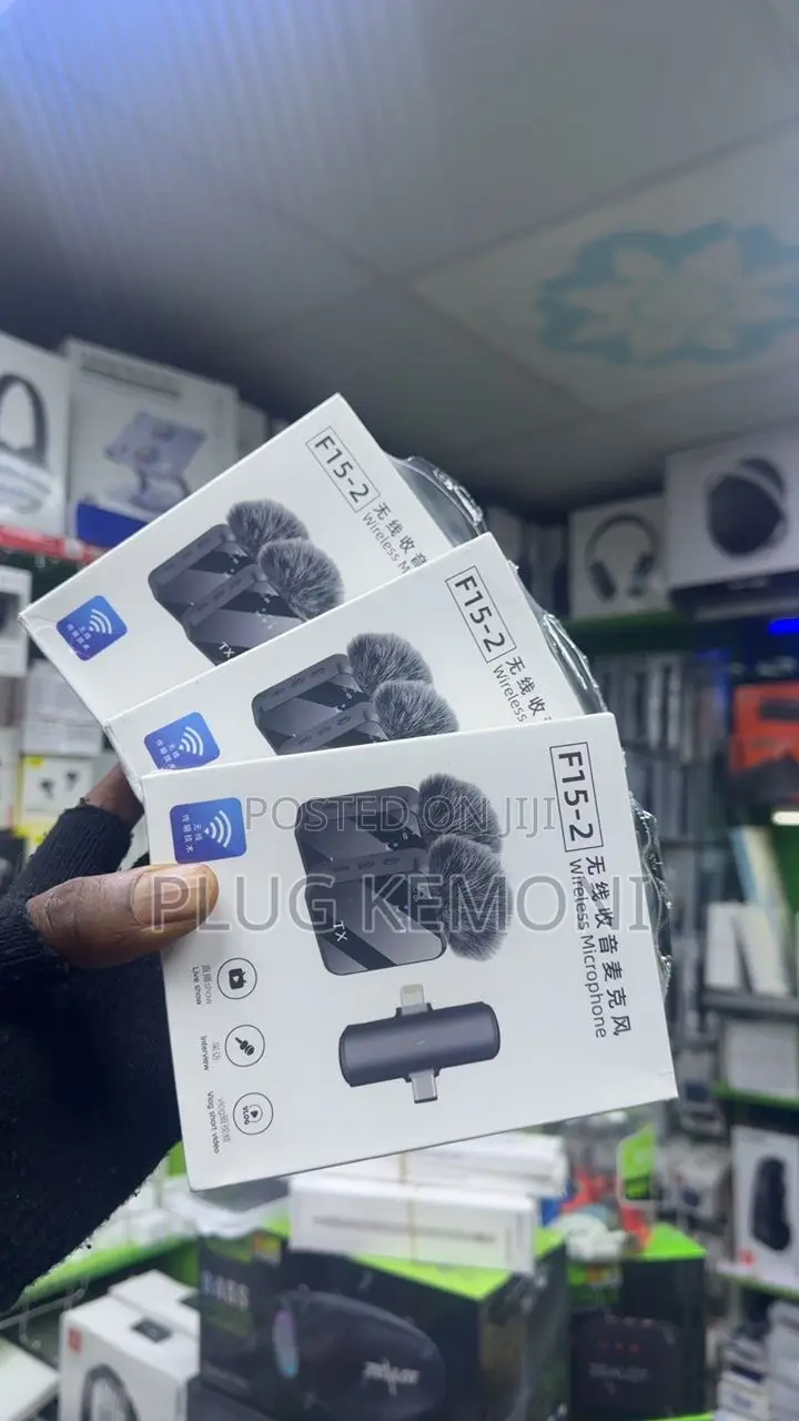 F15-2 Wireless Double Microphone With Type C / Lightning