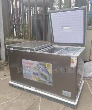 Brand New Snowsea 600litter Double Door Chest Freezer√External√Silver√