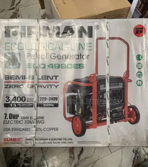 Firman Petrol Generator 3.5kva With Wheels and Key Starter 4990es