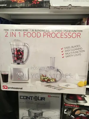 Sq Professional 2 In 1 Food Processor With Citrus Juicer By