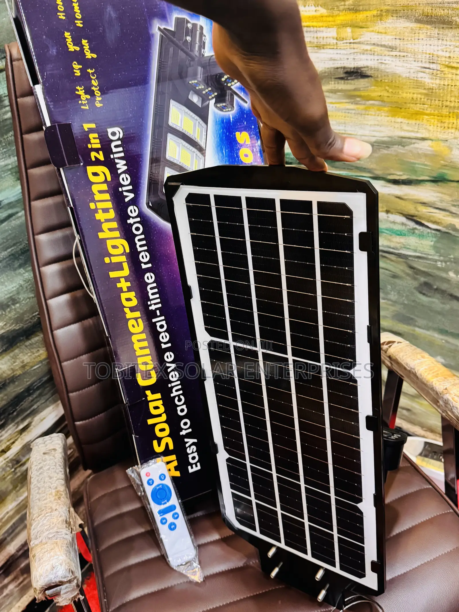 Al Solar Camera+Lighting 2 in T Light Up Yo Easy to Achieve