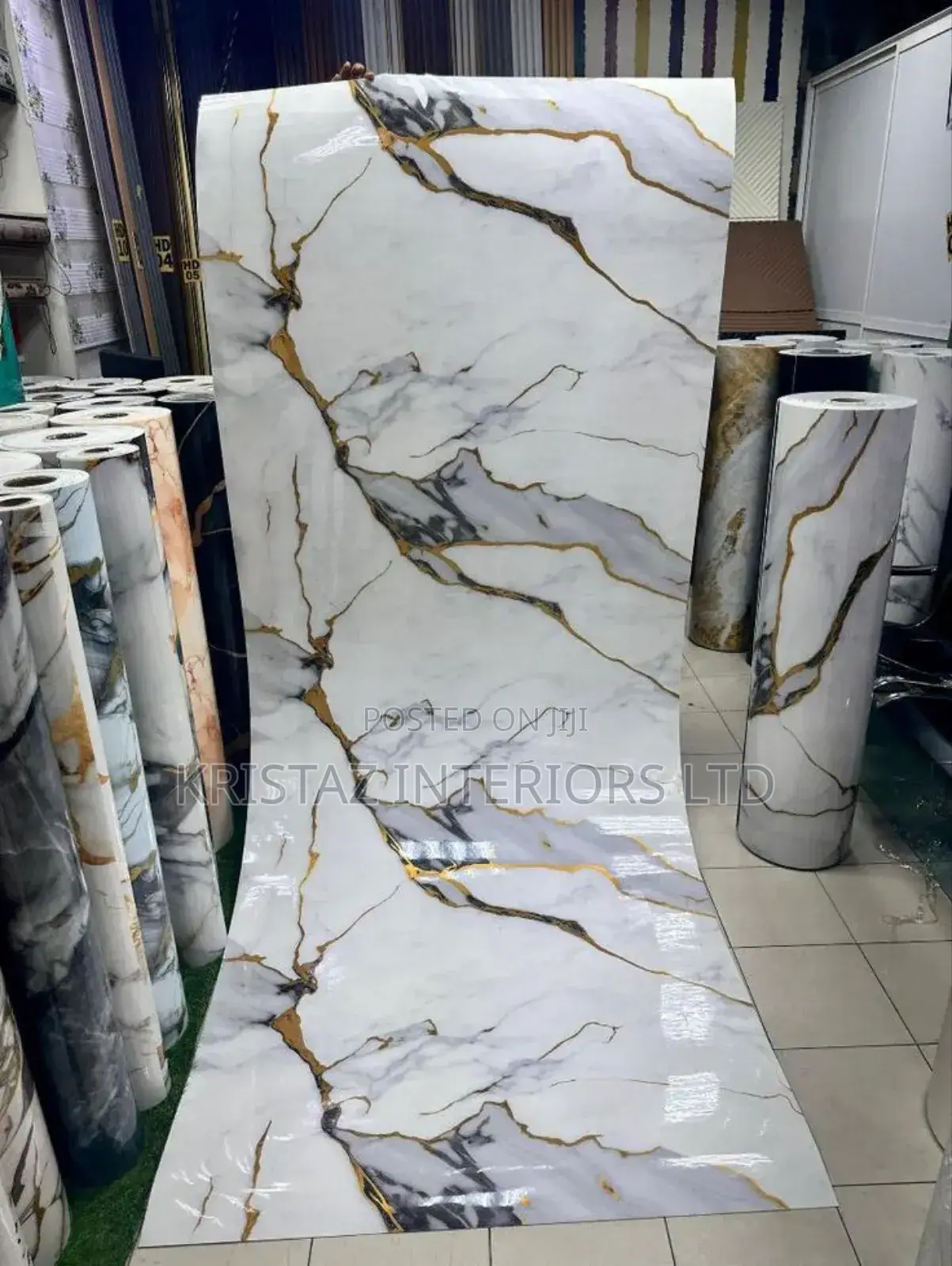 PVC Marble Sticker