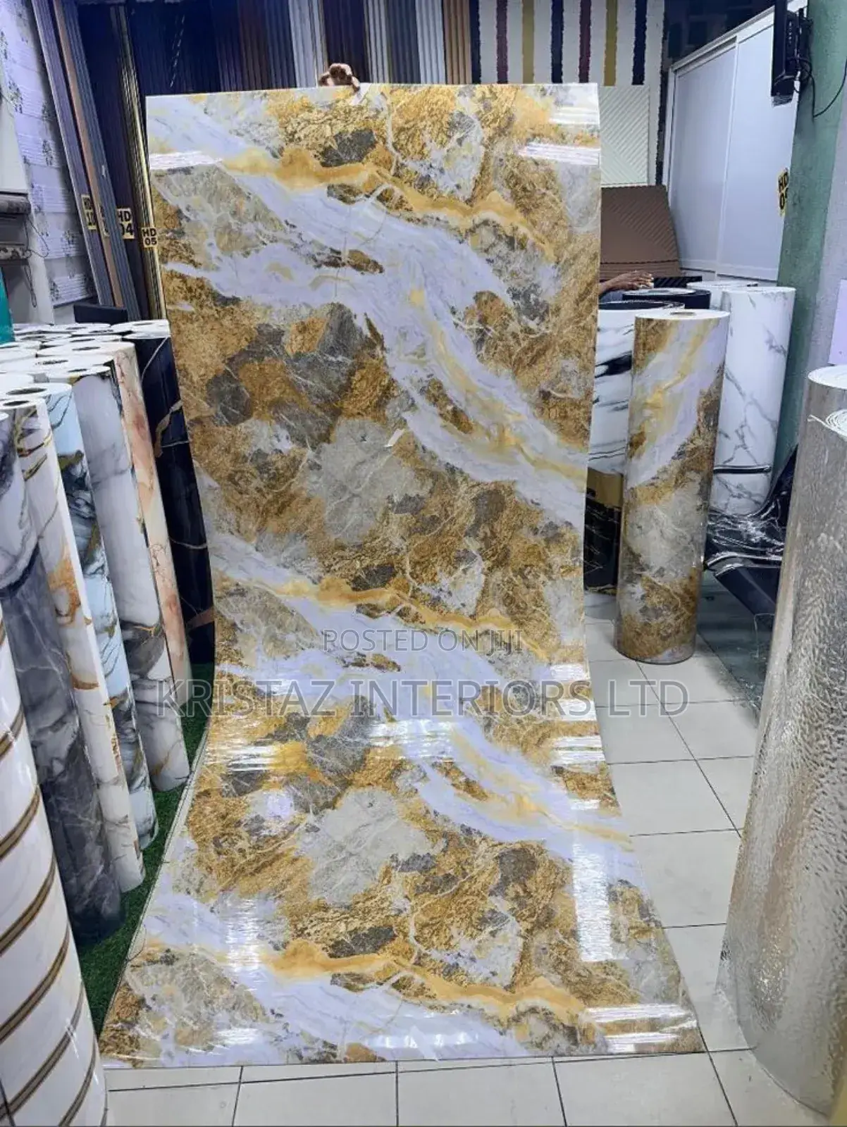 PVC Marble Sticker