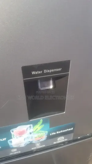New Hisense Bottom Freezer 268l Double Door With Dispenser Warranty