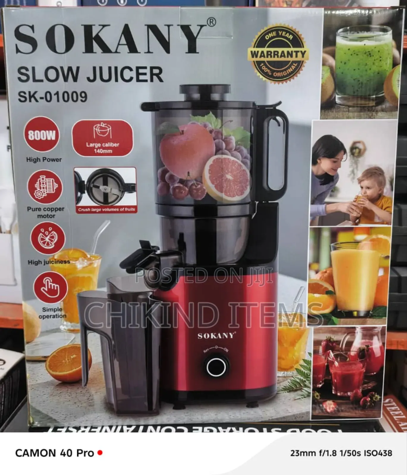 Sokany Industrial Slow Juicer Sk-01009