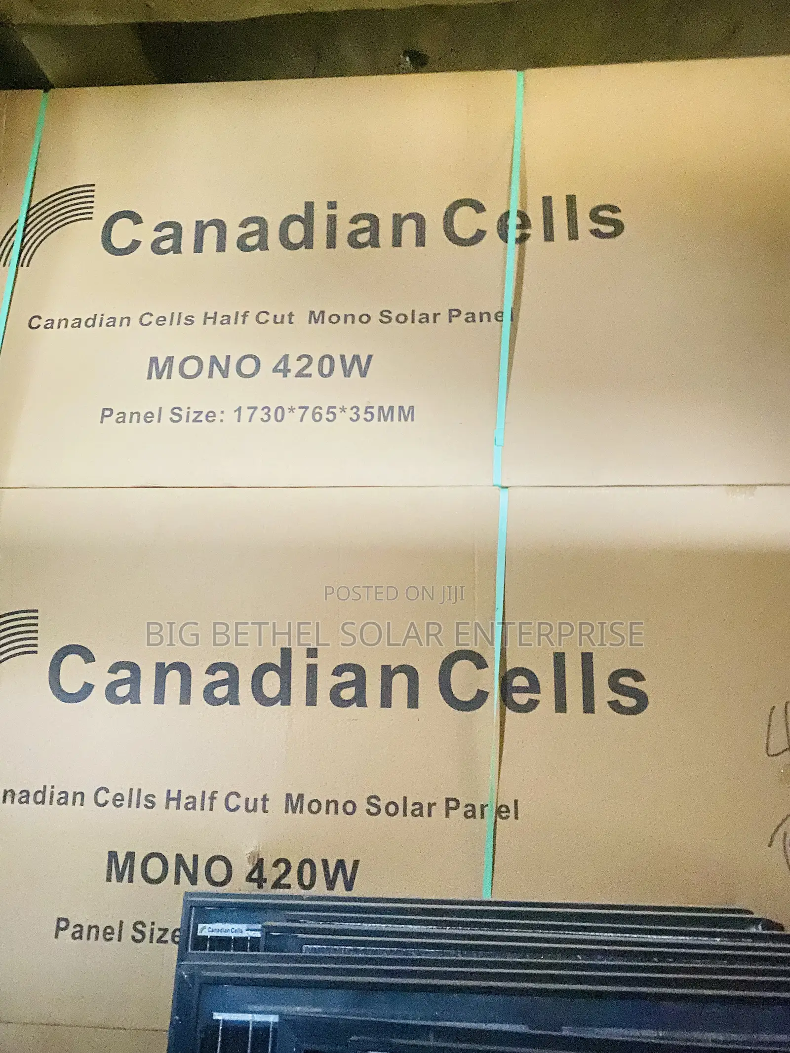 420w Canadian Cells Solar Panel Mono Halfcut