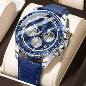 Poedagar Leather Wristwatch