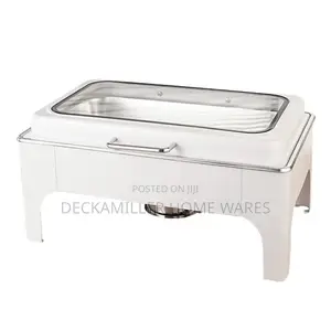 Luxury Plain White Quality Chaffing Dish