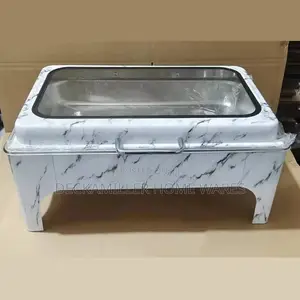 Luxury White Marble Quality Chaffing Dish