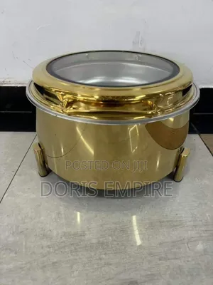 Top Notch Luxury Silver, Gold, Black Chaffing Dish