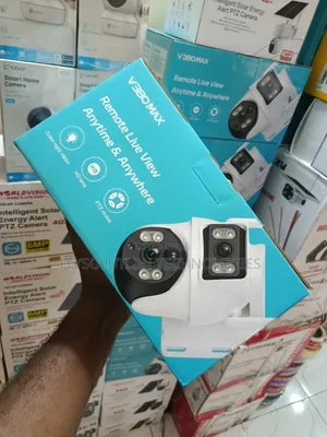 V380 Max Dual Lens 4g Solar Powered Camera
