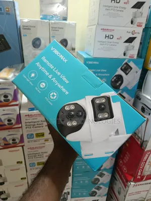 V380 Max Dual Lens 4g Solar Powered Camera