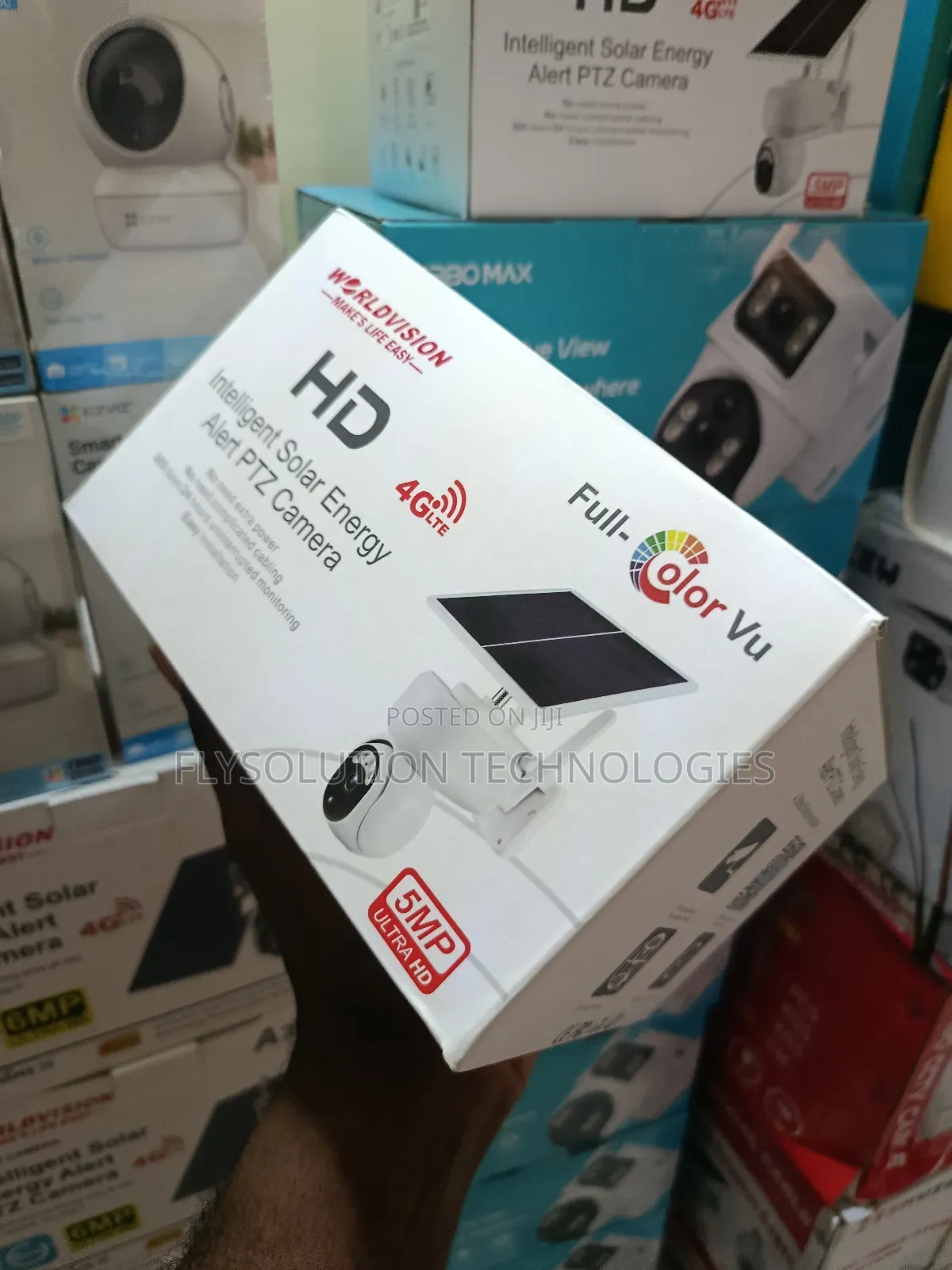 Worldvision 4g Solar Energy Alert PTZ Camera - Free Sim Card