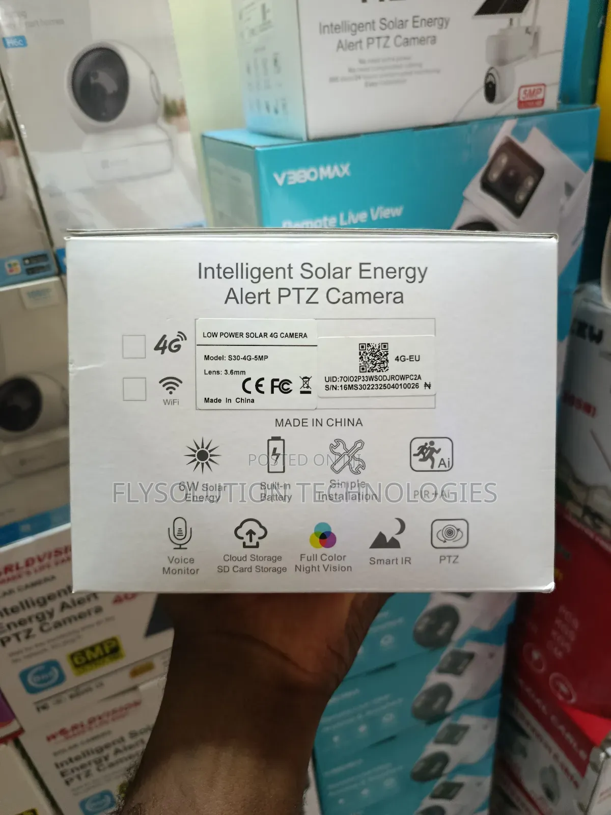 Worldvision 4g Solar Energy Alert PTZ Camera - Free Sim Card