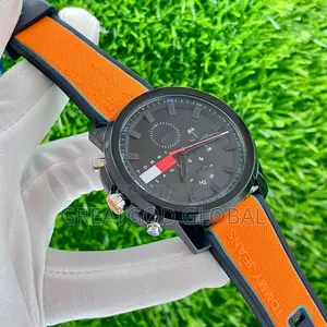 Tommy Hilfiger Rubber Strap With Full Package 