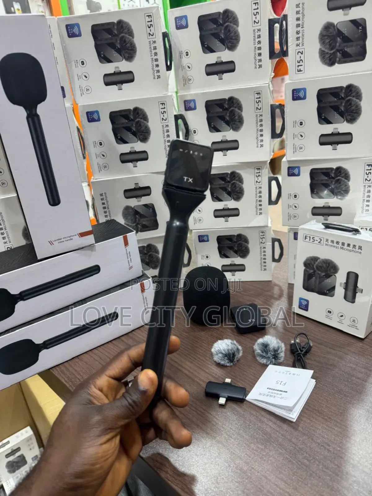 F15-2 Anc Wireless Microphone Kit Handheld Stick - Phone, Computer