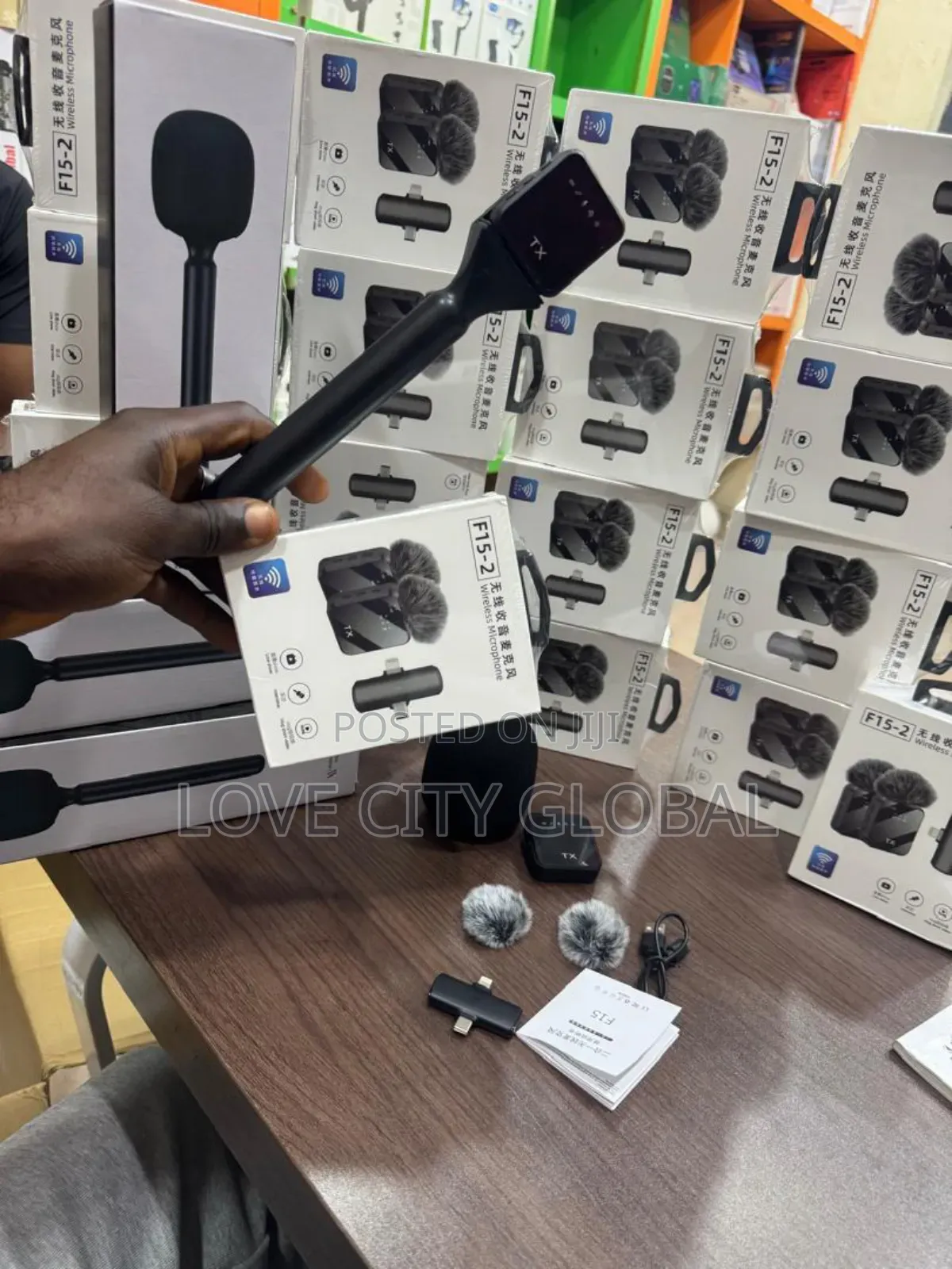 F15-2 Anc Wireless Microphone Kit Handheld Stick - Phone, Computer