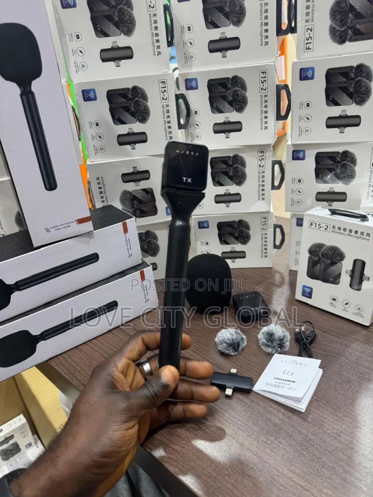 F15-2 Anc Wireless Microphone Kit Handheld Stick - Phone, Computer
