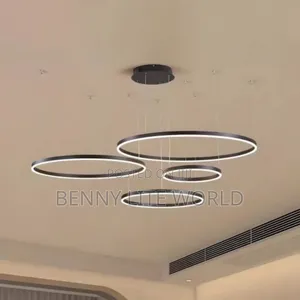 New Modern Four Rings Dropping Chandelier Light