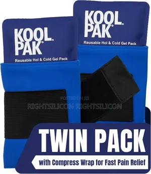 Usa Koolpak Deluxe Hot and Cold Gel Packs Reusable With Compress