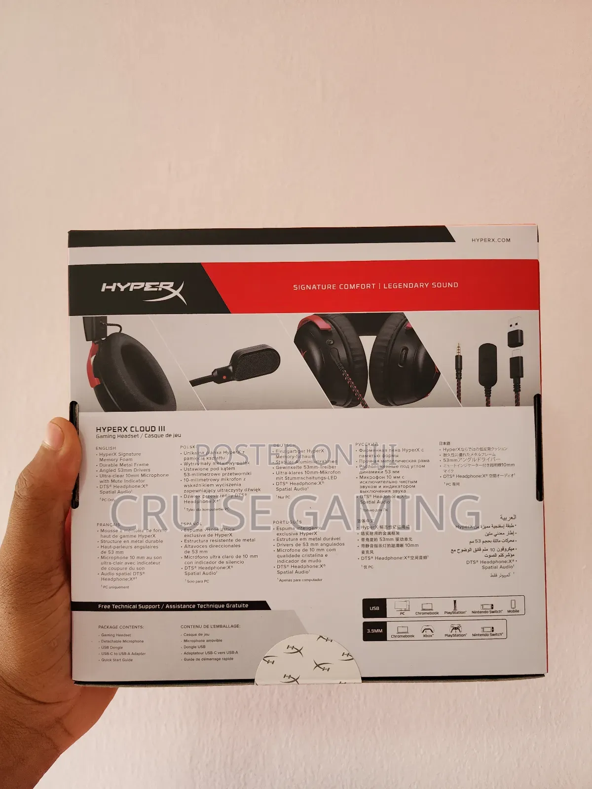 Hyperx Cloud 3 Wired Gaming Headset