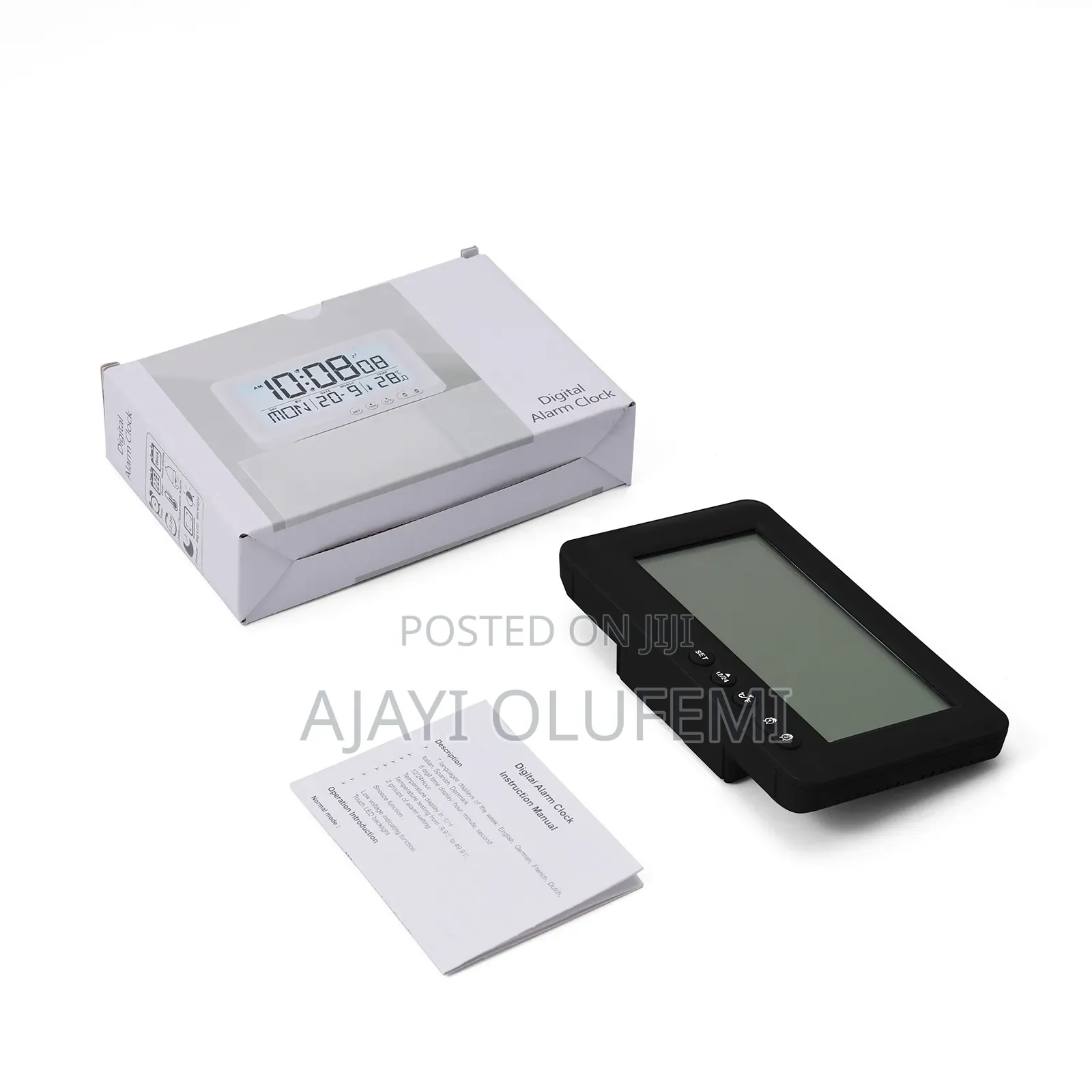Digital Alarm Clock With Calender.