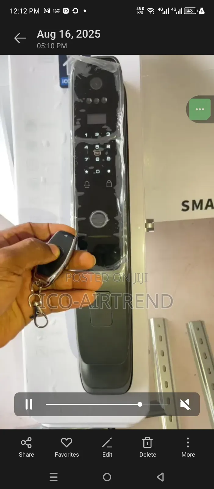 Grey Unlocking Methods Fingerprint/Ic Card/Pasword/Key/App