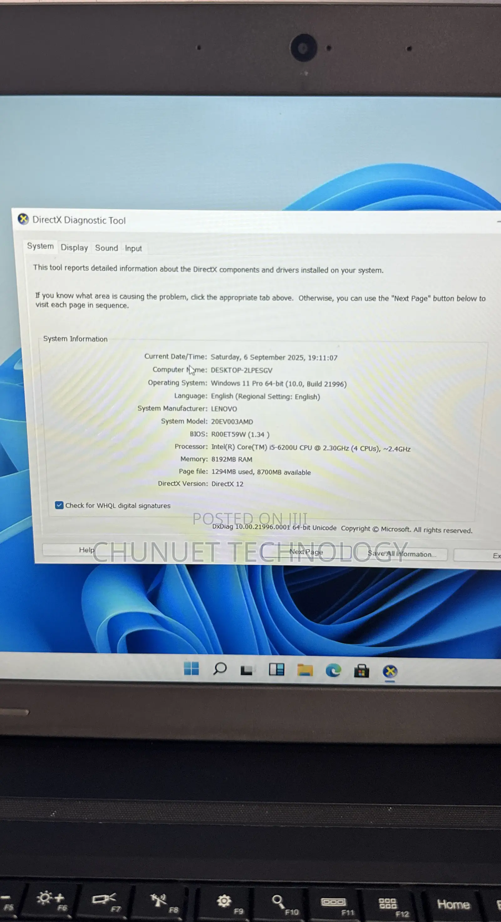 Laptop Lenovo ThinkPad E570 8GB Intel Core I5 SSD 256GB