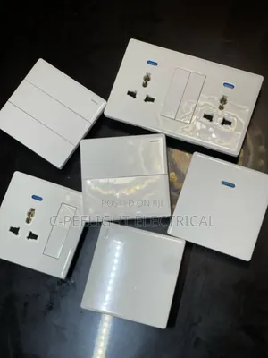 Different Varieties of White Switches and Socket