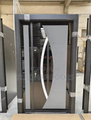 Quality Turkish Luxury Gray Security Entrance Door