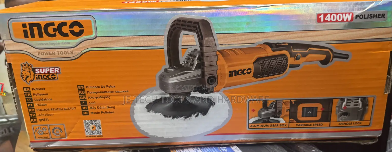 Ingco 1400w Angle Polisher