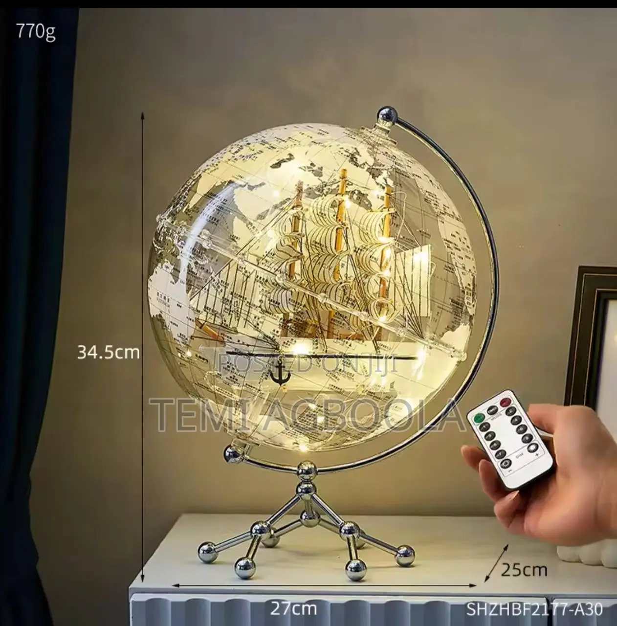Globe With Light