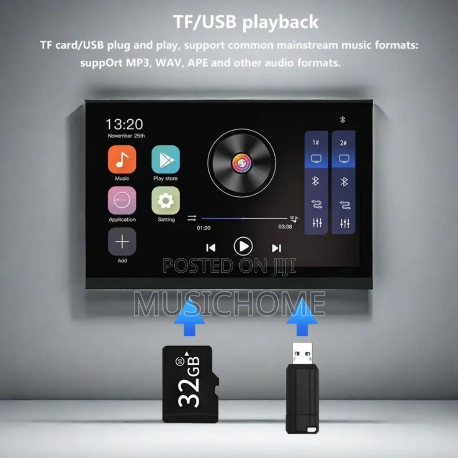 Wifi 7inch Android Bluetooth Amplifier For Speakers