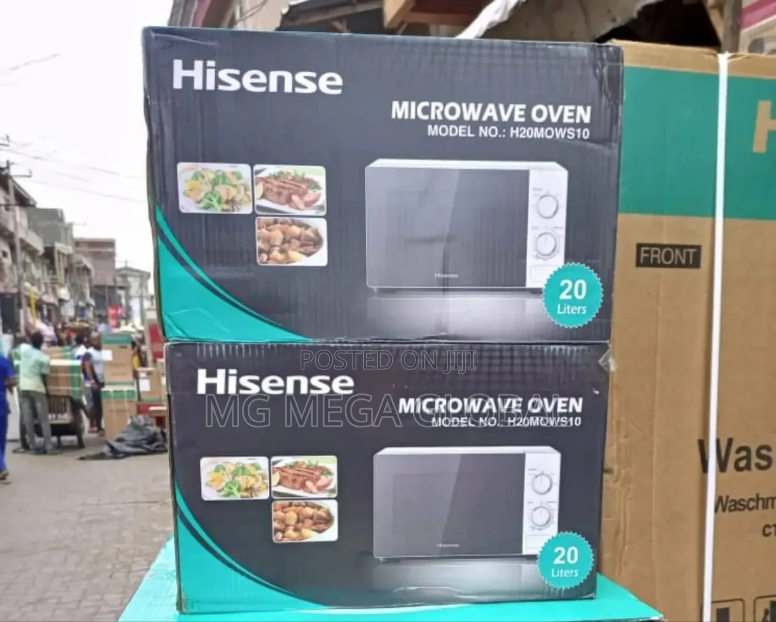 20l White Hisense Analogue Microwave