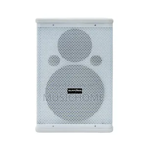 2pcs 8inches Portable Wall Mount Speaker White&Black Color Available
