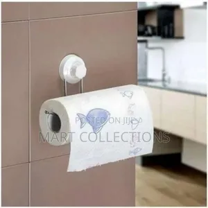 Suction Tissue Paper Holder – Toilet/Bathroom Tissue Hanger