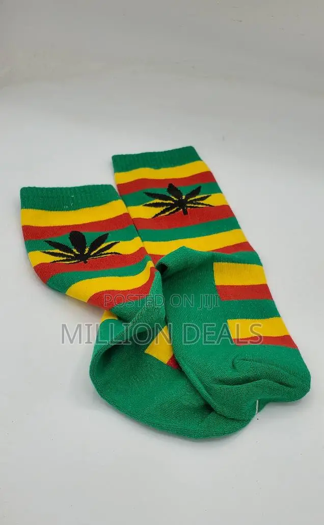 Multicolor Stylish Cotton Men's Ski Socks