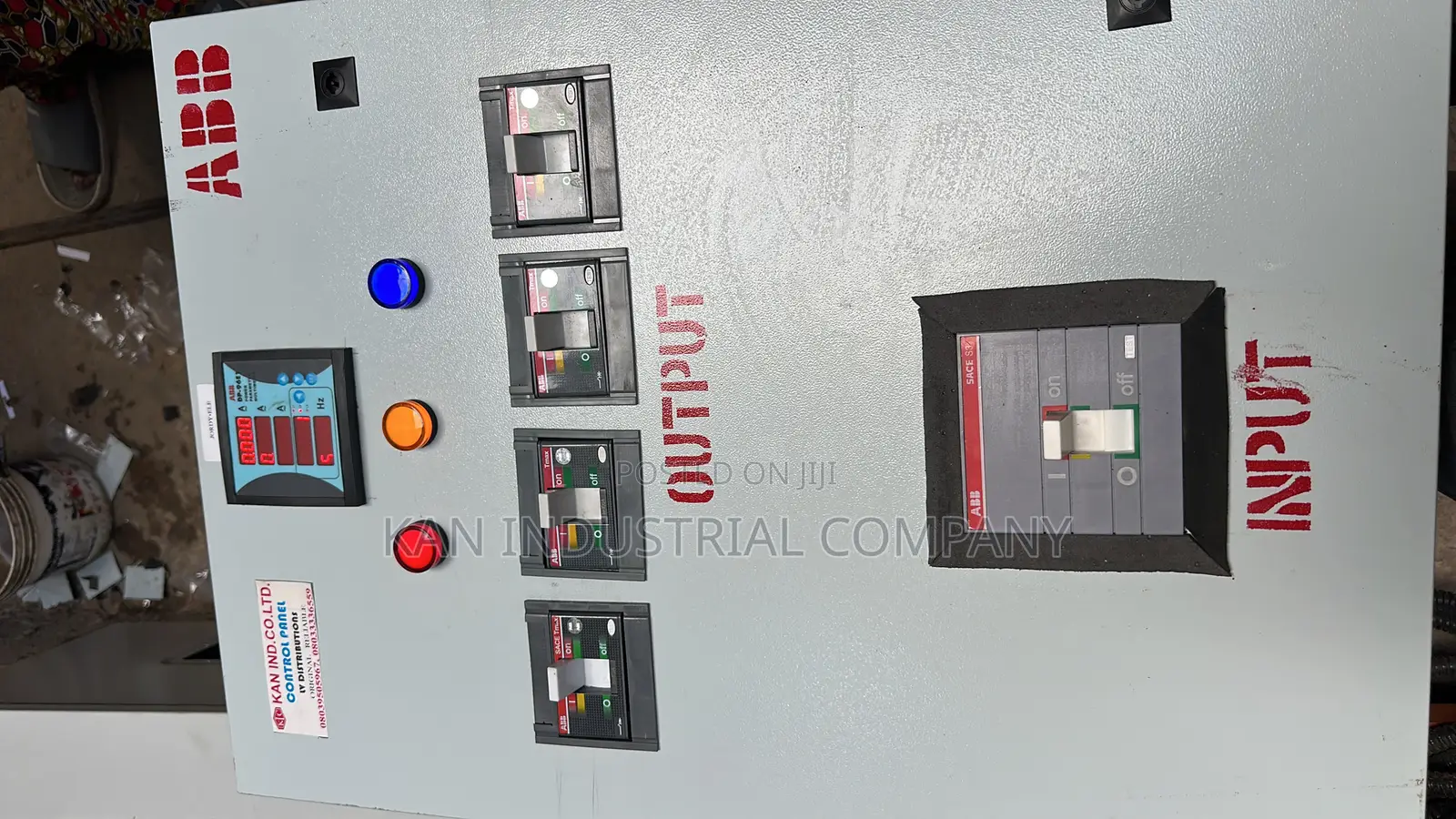 4ways Industrial Panel With 250amps Main