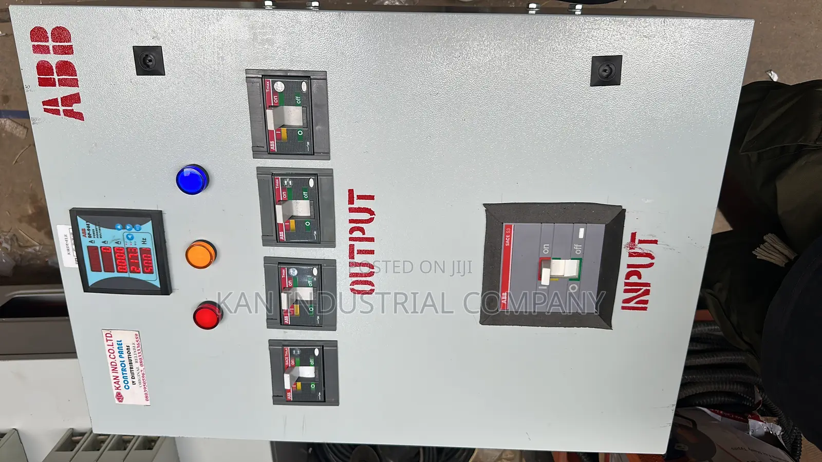 4ways Industrial Panel With 250amps Main