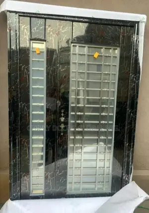 Stainless Tampered Double Glass Door 7ft by 4ft