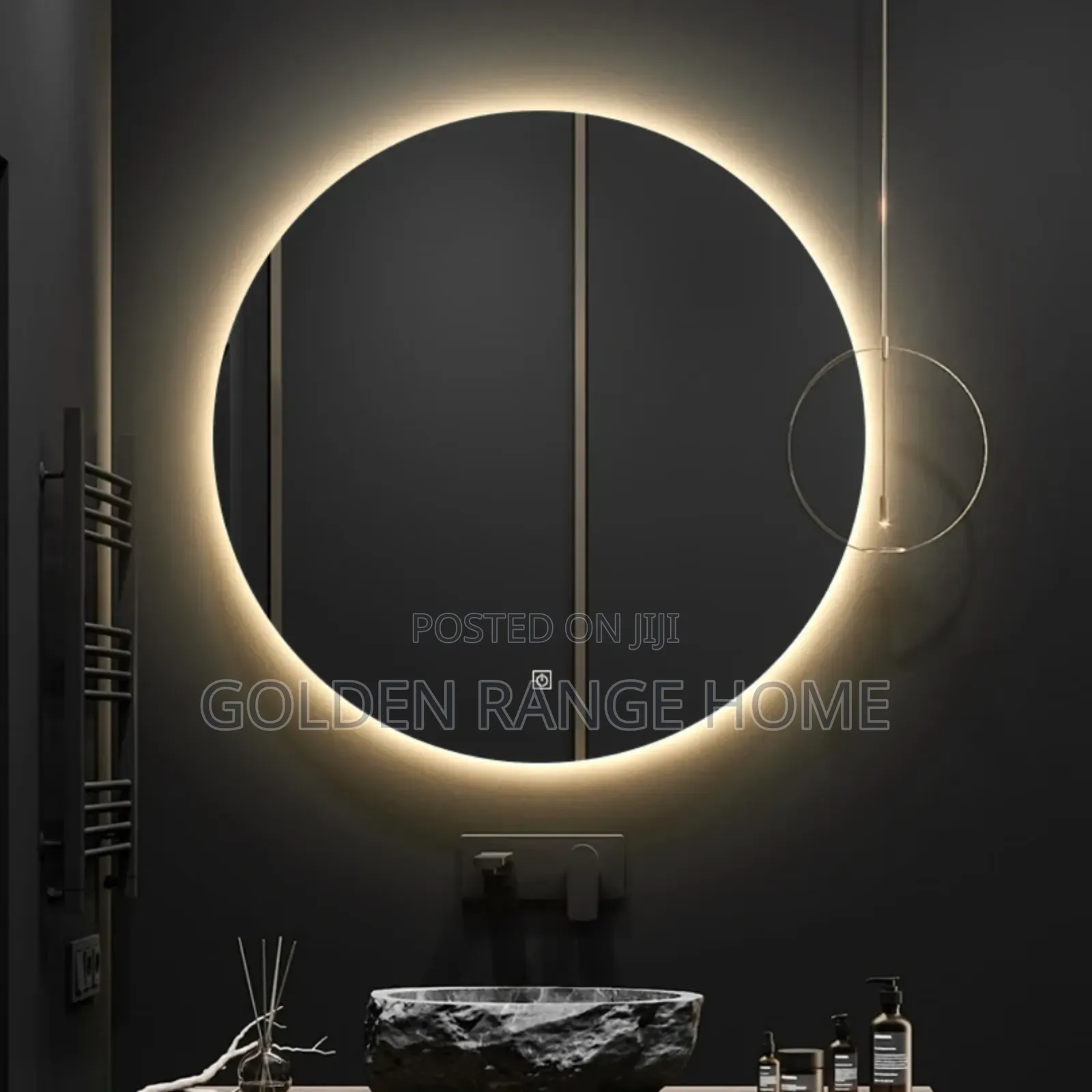 Round Smart Led Light Mirror