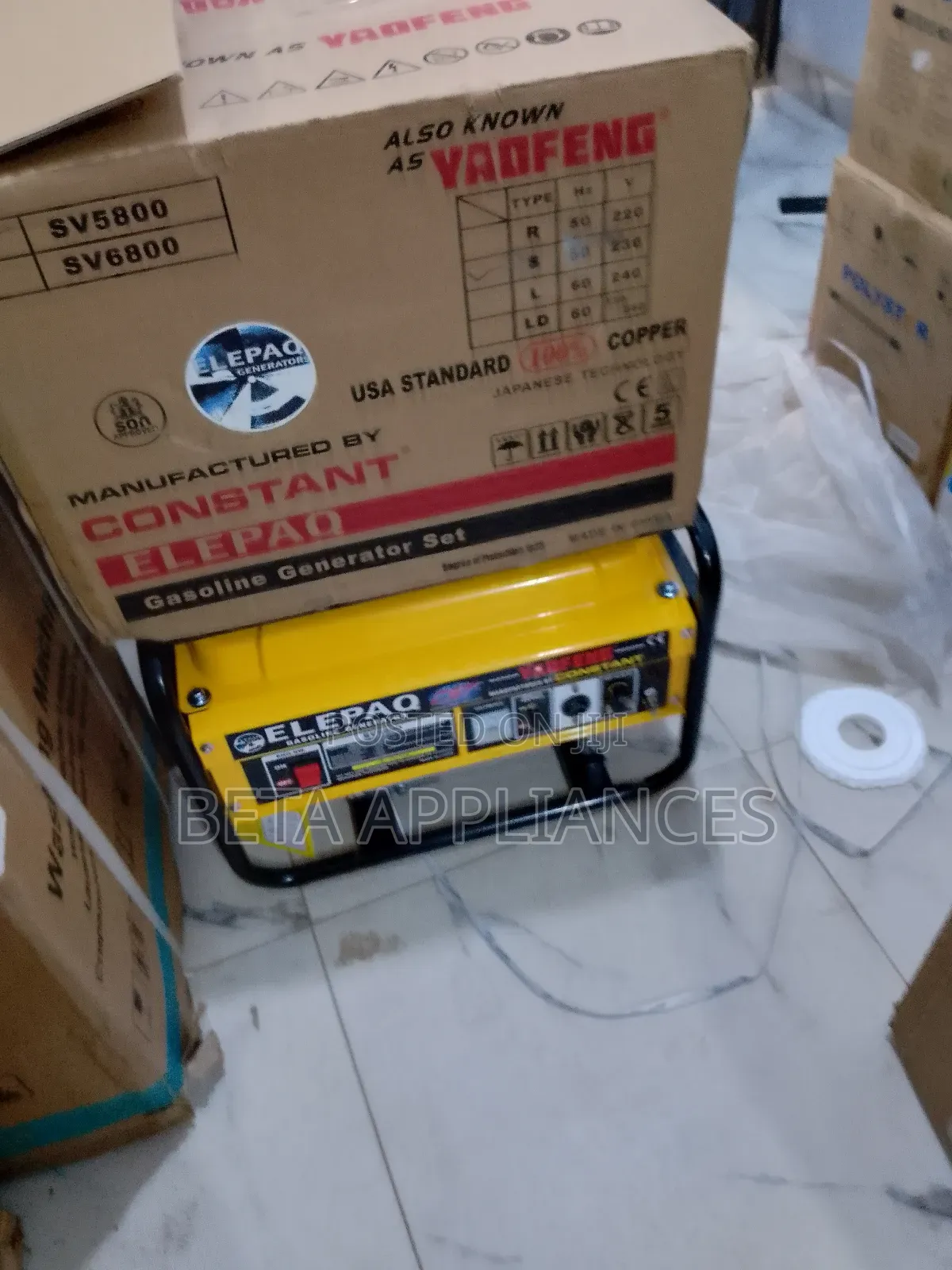Constant Elepaq Sv5800 Fuel Efficient Generator
