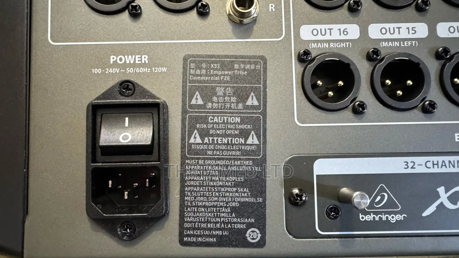 Behringer Power Port Power Socket.