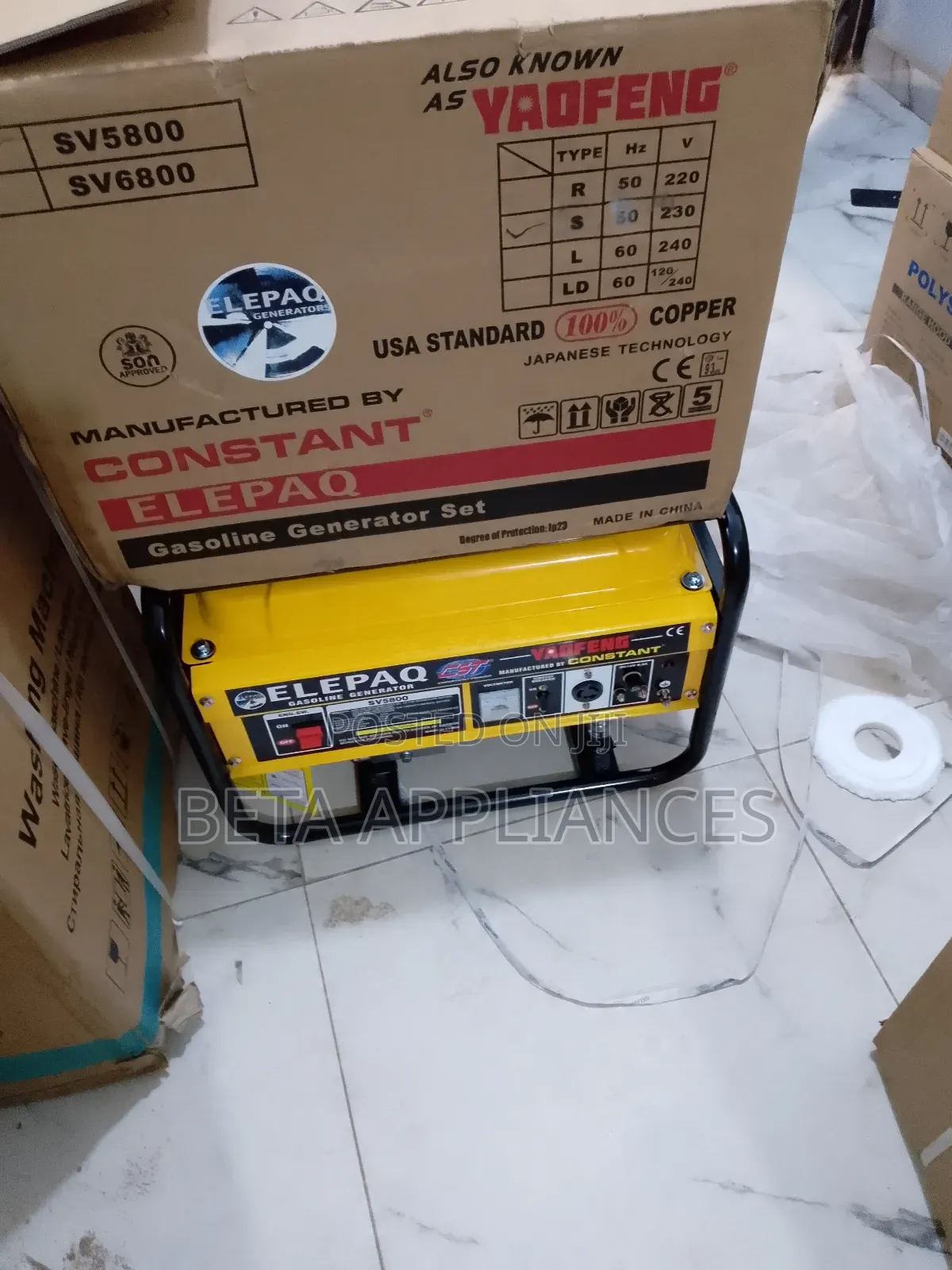 Elepaq Sv5800 Constant Compact Generator