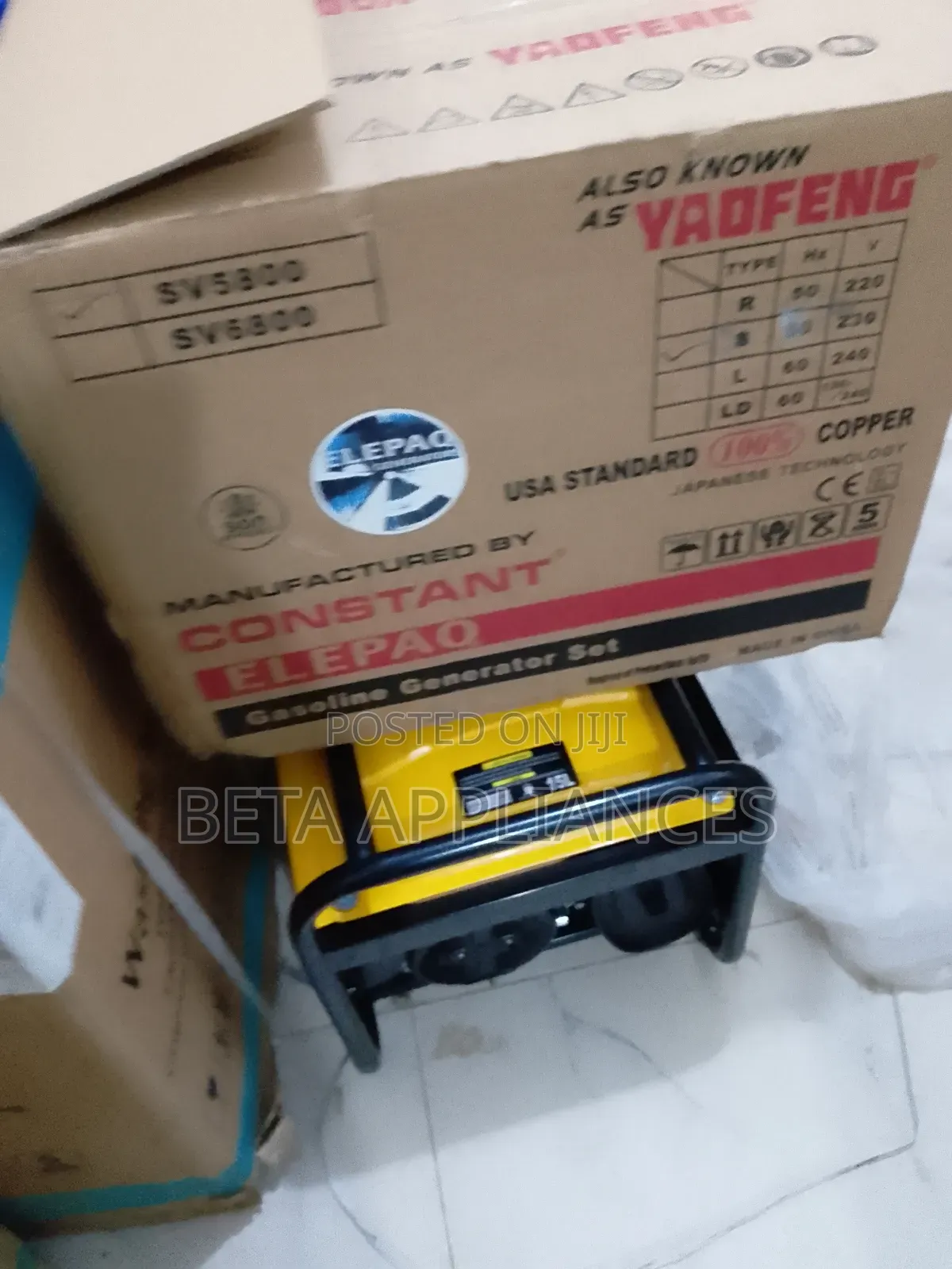 Constant Elepaq Sv5800 Automatic Generator